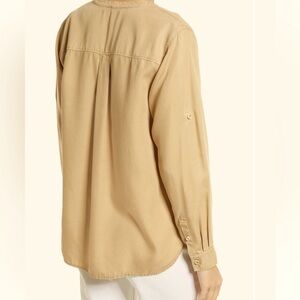 Tommy Bahama Mission Beach Long Sleeve Shirt Women’s Size Small – Golden Honey